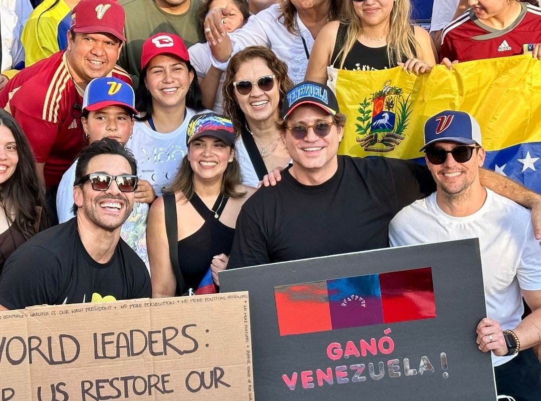 artistas venezolanos protesta