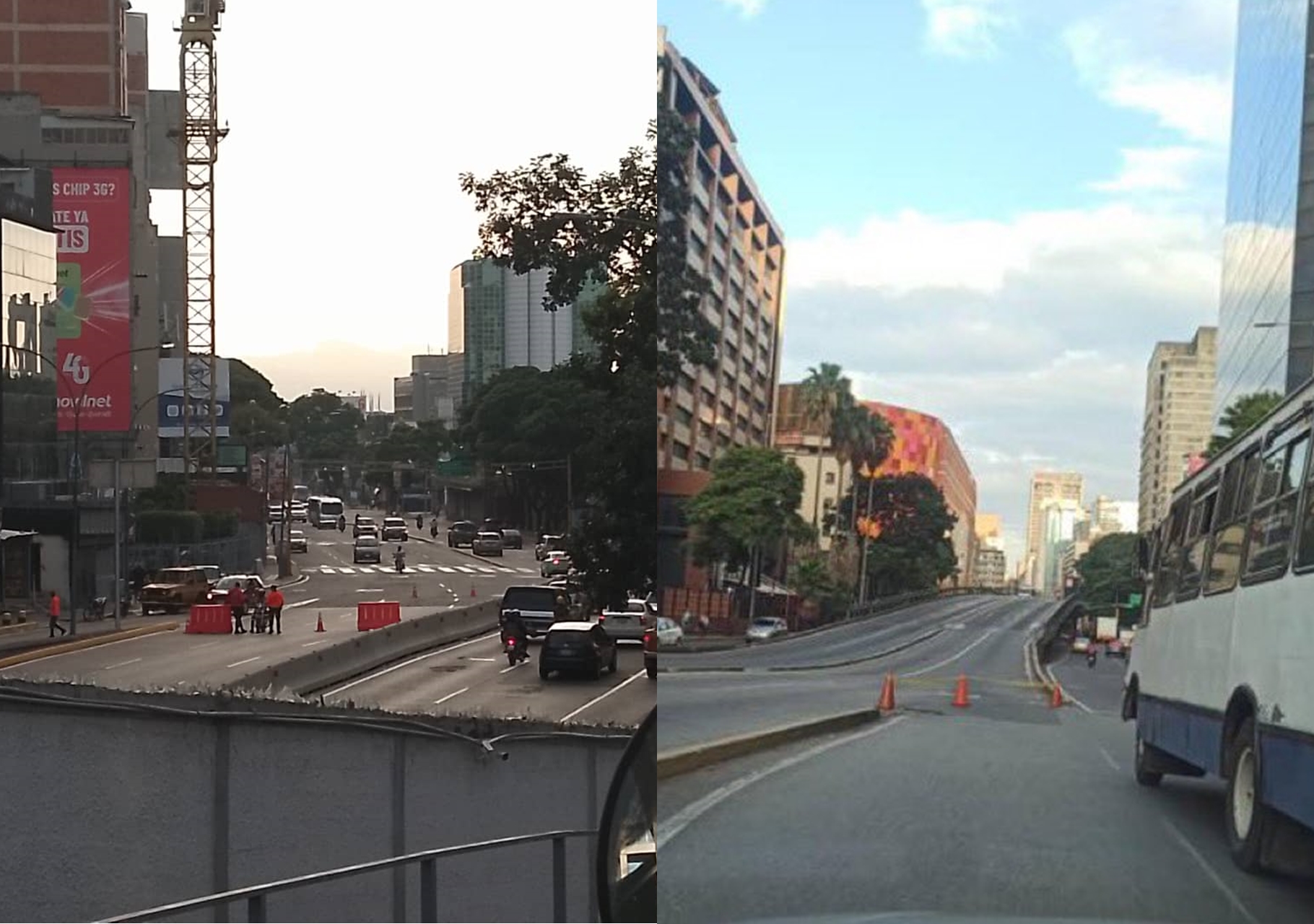 Cerraron vías en Caracas previo a la protesta de opositores