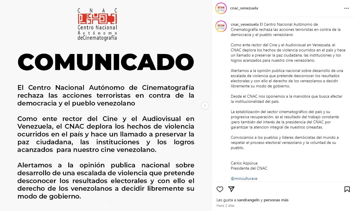 Cnac comunicado