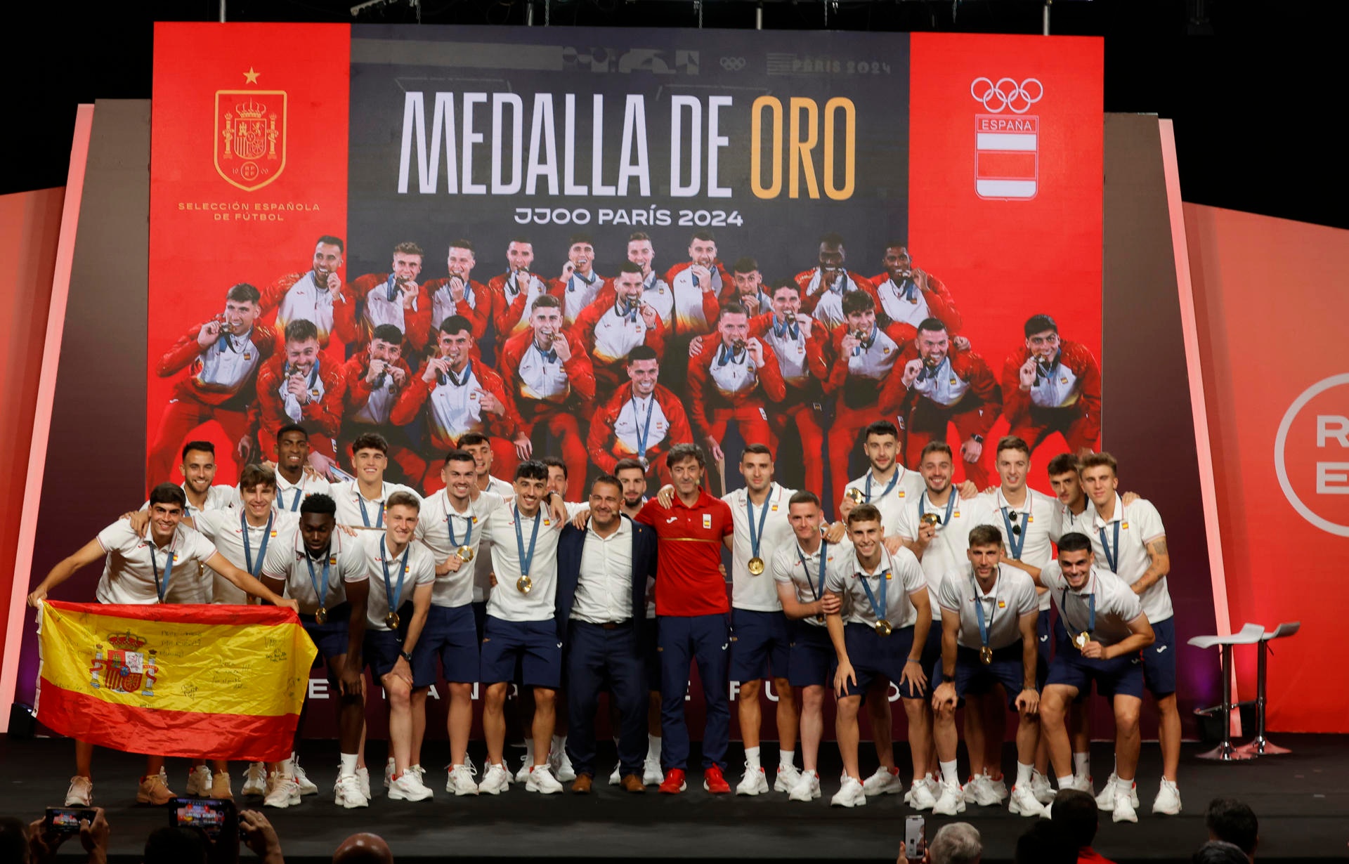 España ganó oro en fútbol en Juegos Olímpicos París 2024