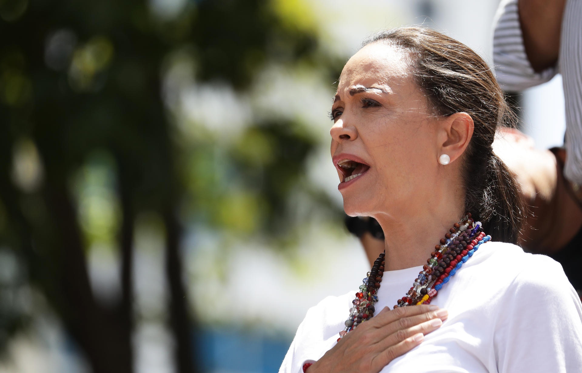 María Corina Machado pide a España que lidere el reconocimiento de González Urrutia como presidente