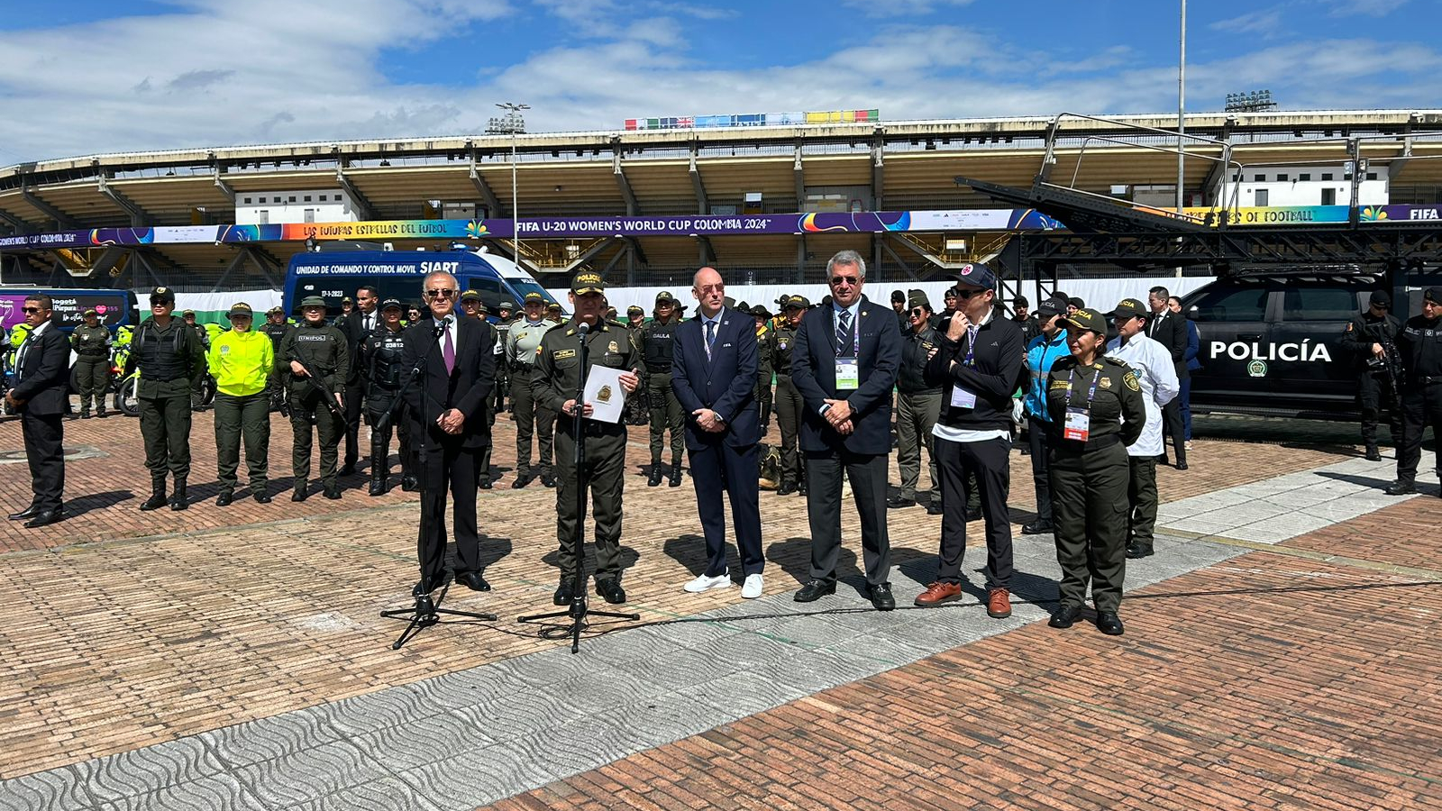 Colombia tendrá 2.680 policías para asegurar el Mundial Femenino Sub20