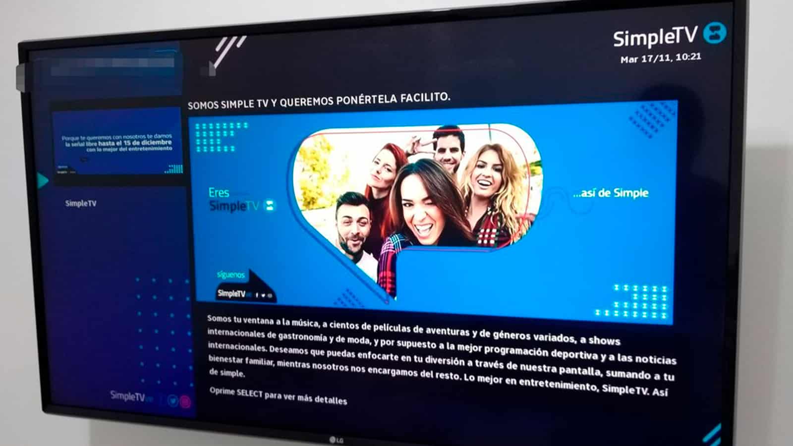 SimpleTV actualizó los precios de sus planes