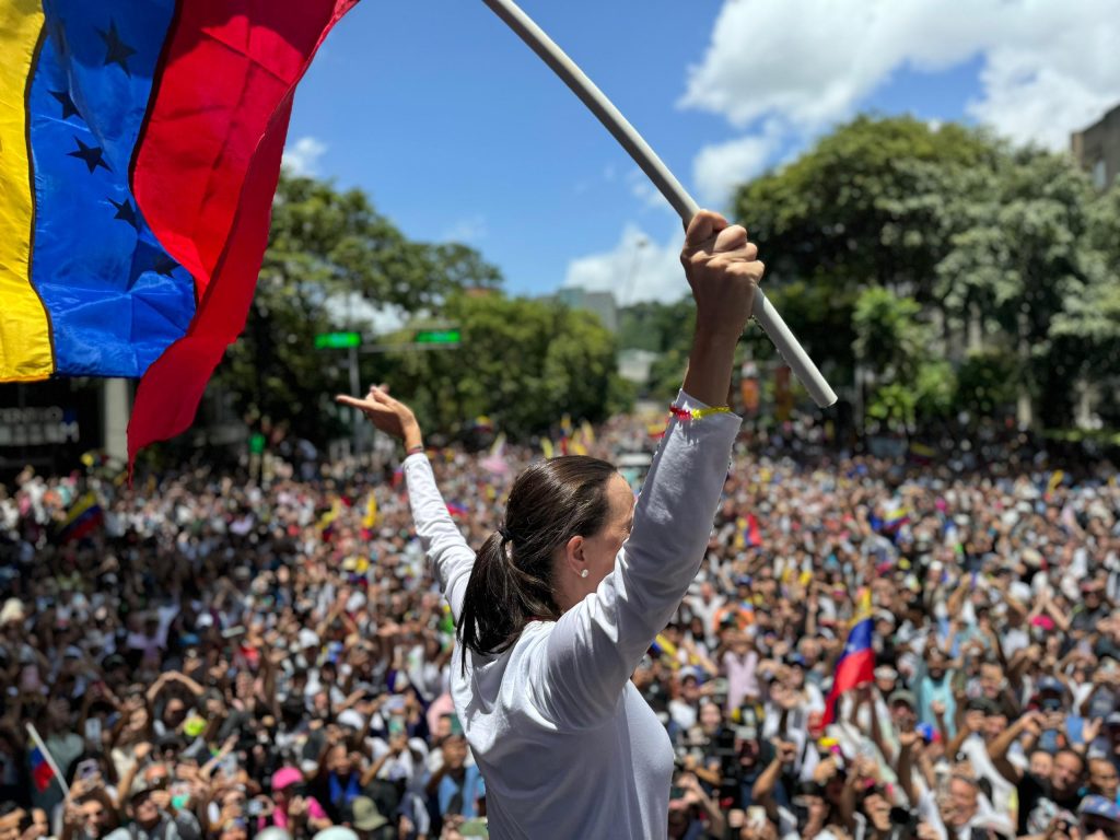 María Corina Machado en Caracas