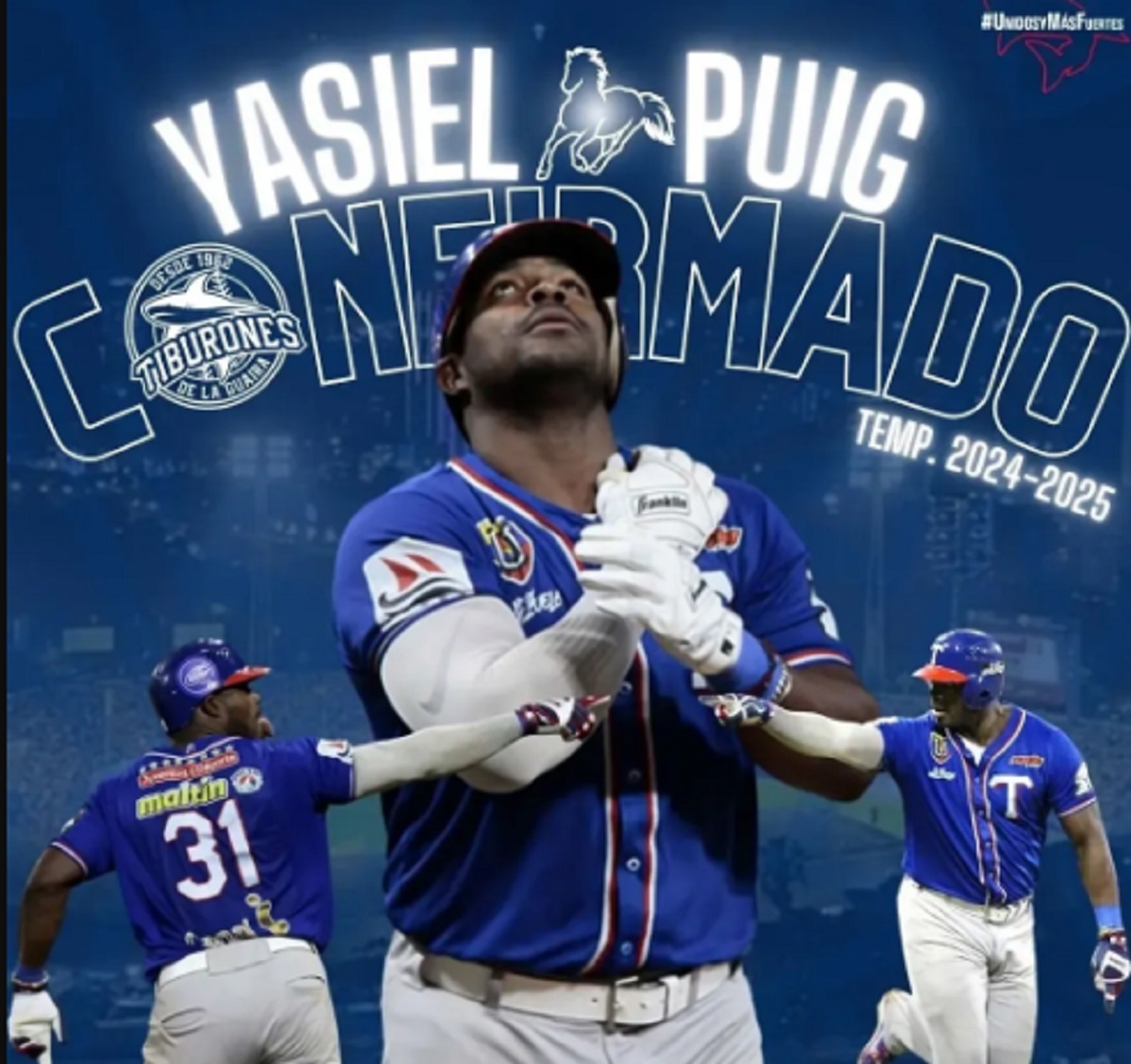 Yasiel Puig jugará con Tiburones: “Todos sabíamos que iba a regresar”