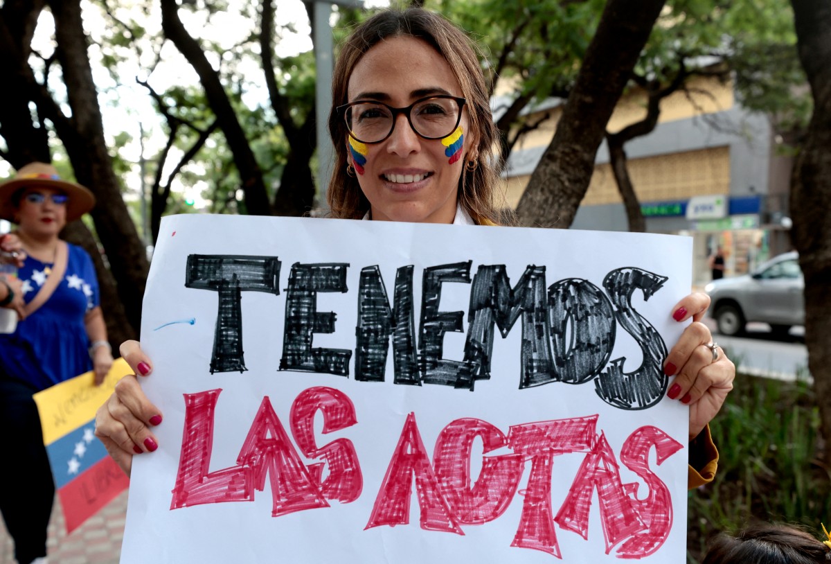 MEXICO-VENEZUELA-ELECTION-OPPOSITION-PROTEST