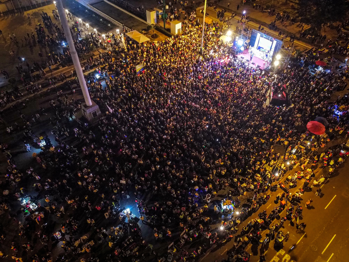 Protesta oposición Perú