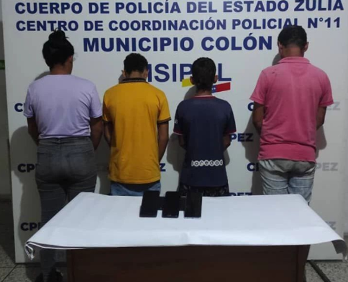 detenidos en zulia