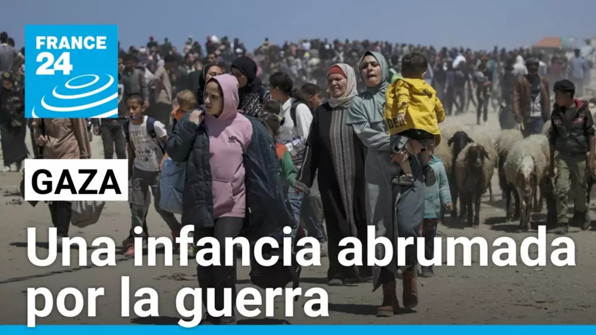 Desplazamiento forzado: no hay un lugar seguro para los niños y niñas de Gaza