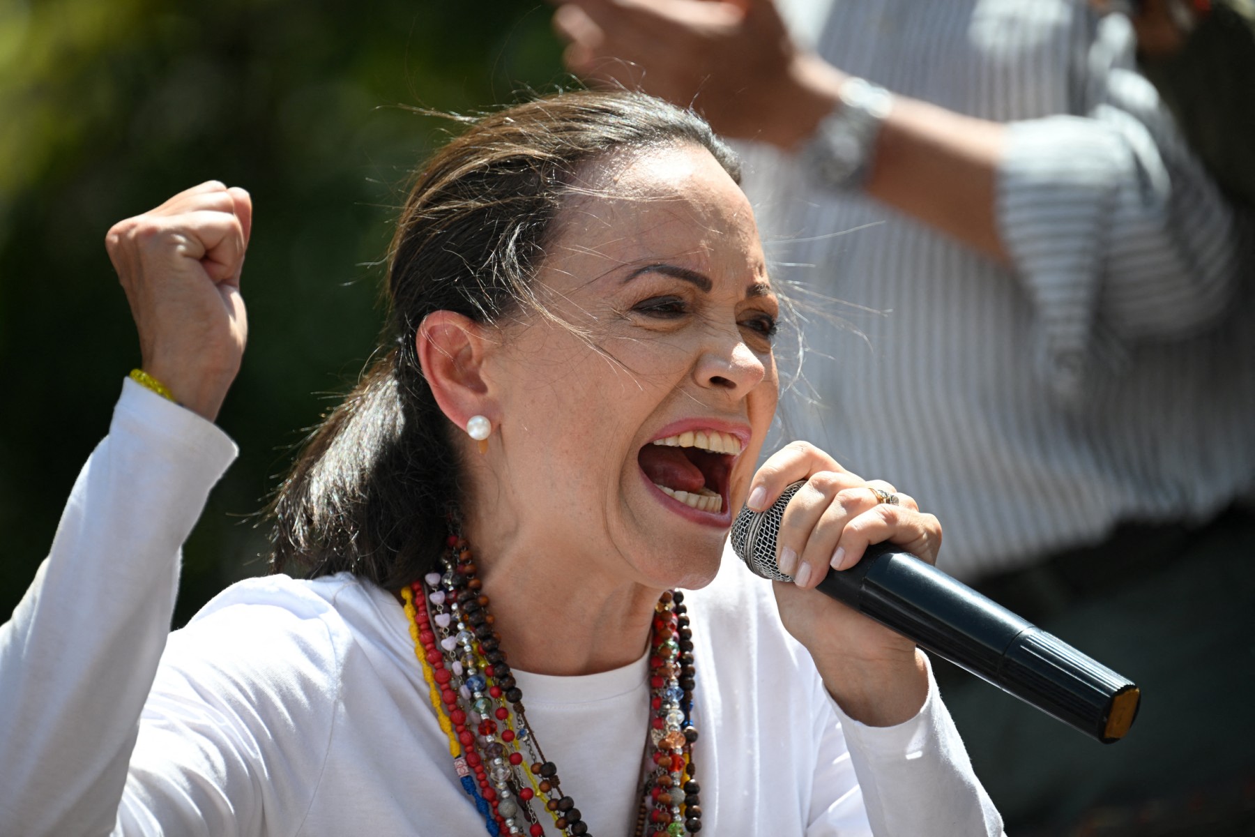 VENEZUELA-ELECTION-OPPOSITION-PROTEST-MACHADO