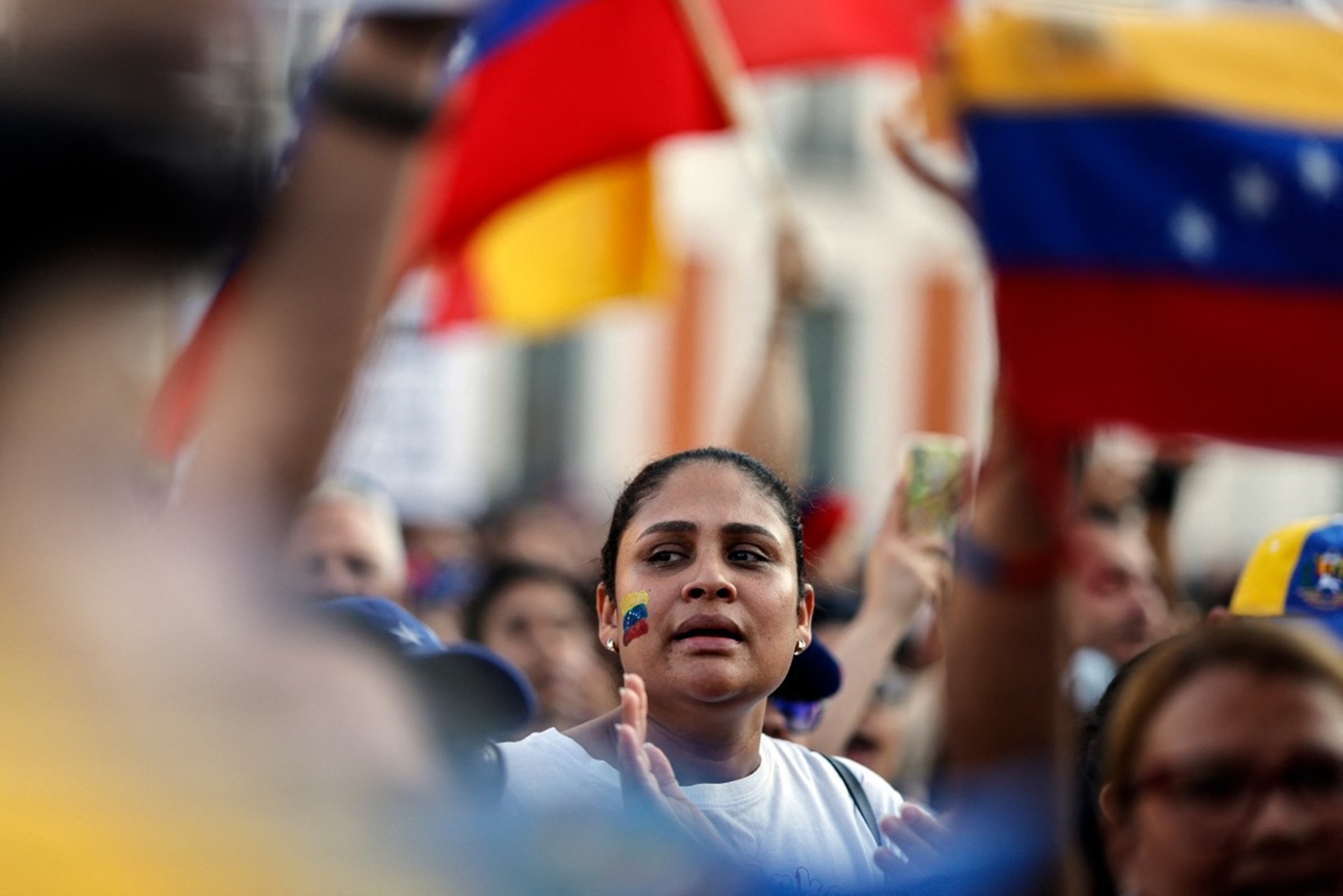 SPAIN-VENEZUELA-ELECTION-OPPOSITION-DEMO