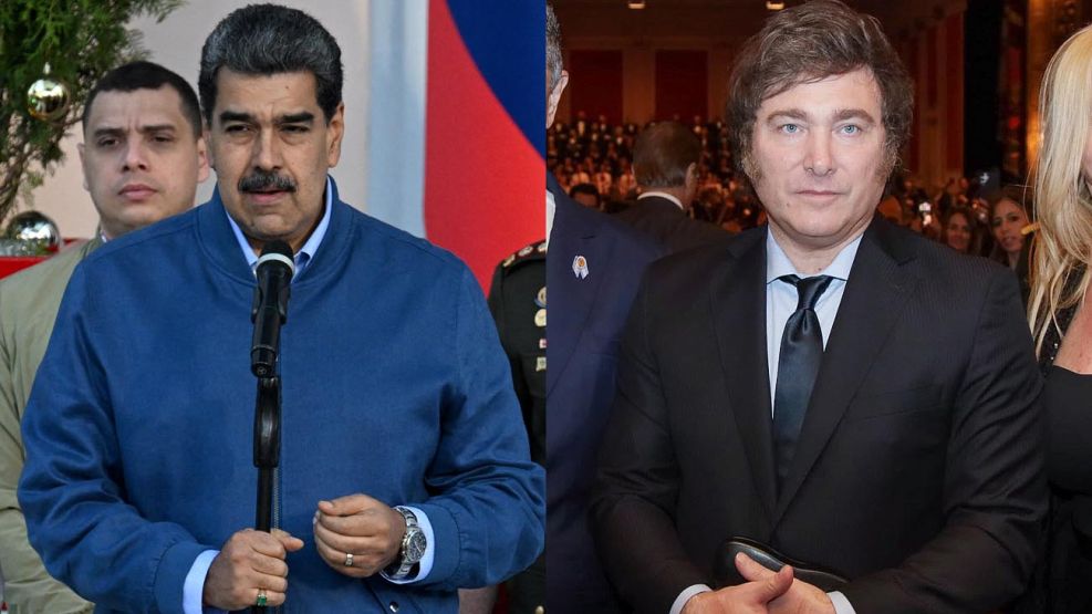 Maduro acusa a Milei de usar el presupuesto argentino para atacar con bots a Venezuela