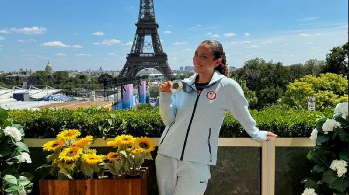 Una venezolana ganó plata en natación artística con Estados Unidos