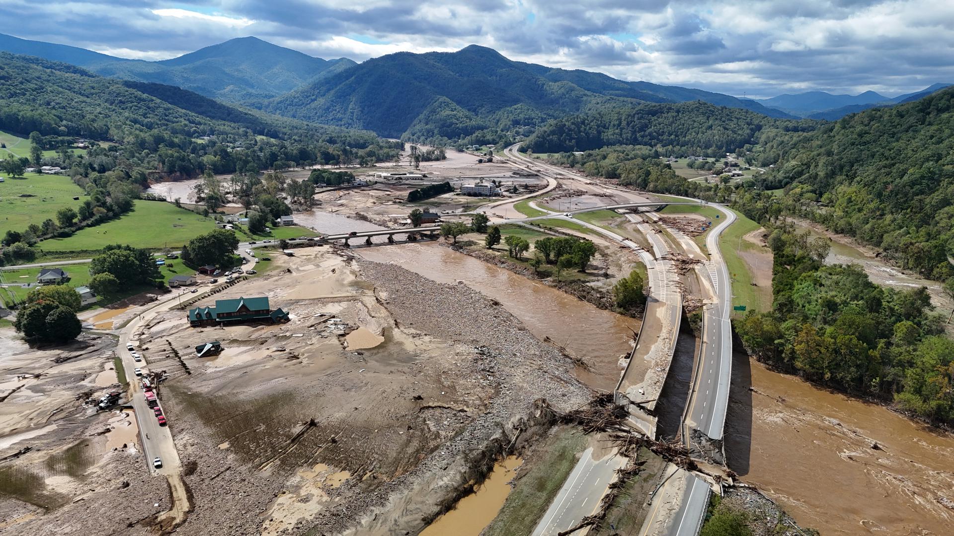 Hurricane Helene aftermath in Tennessee