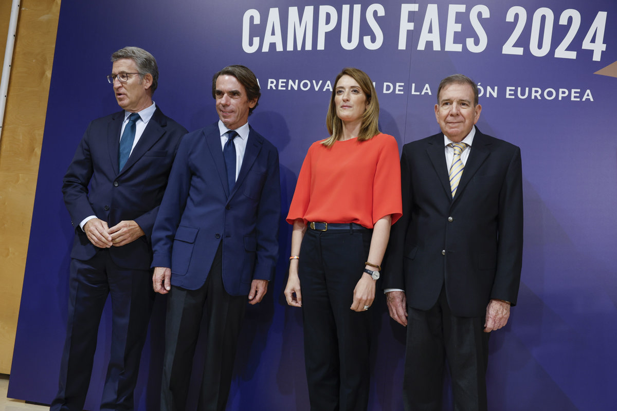 Edmundo González se reunió con la presidenta del Parlamento Europeo