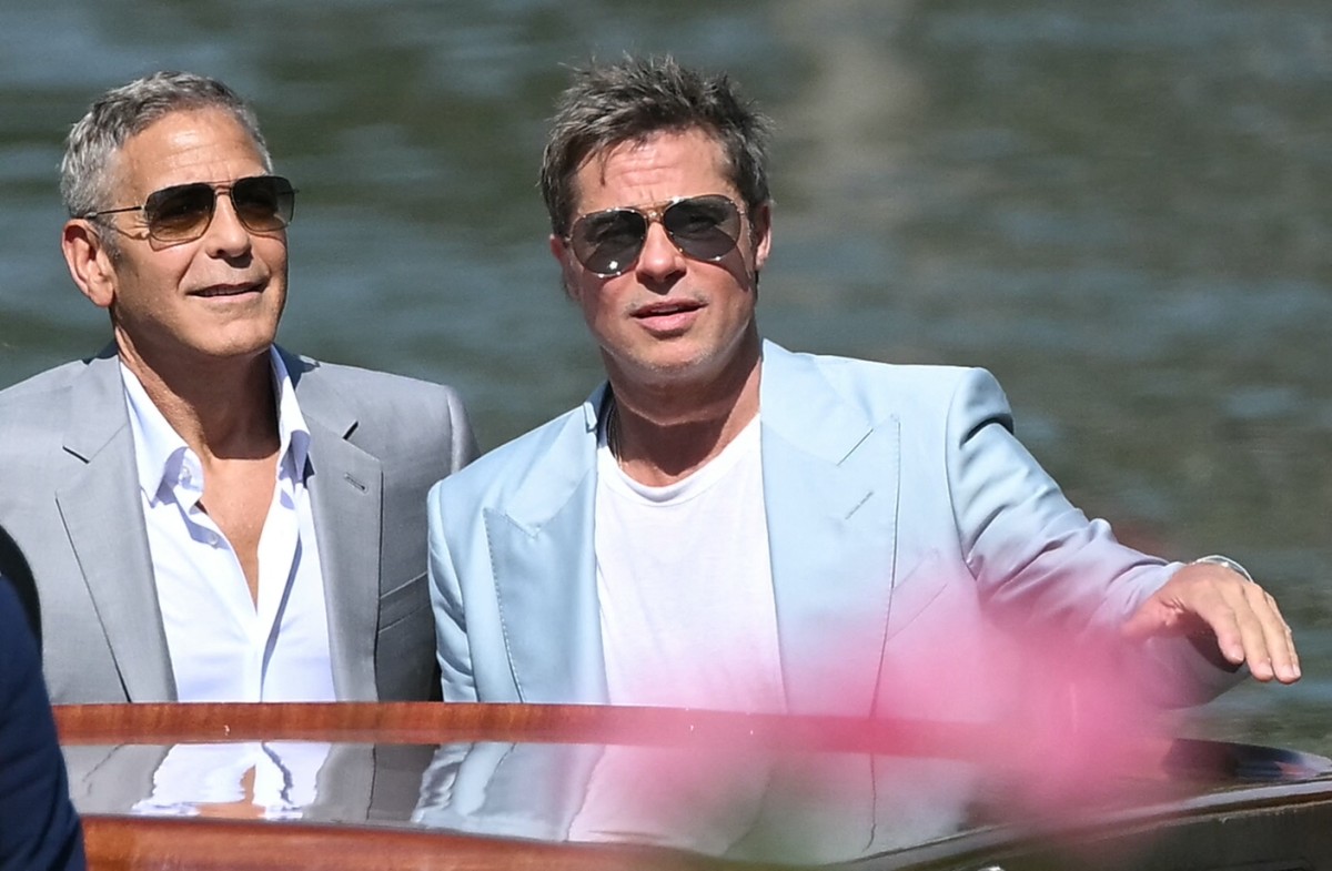 George Clooney y Brad Pitt al asalto del Lido en el festival de Venecia