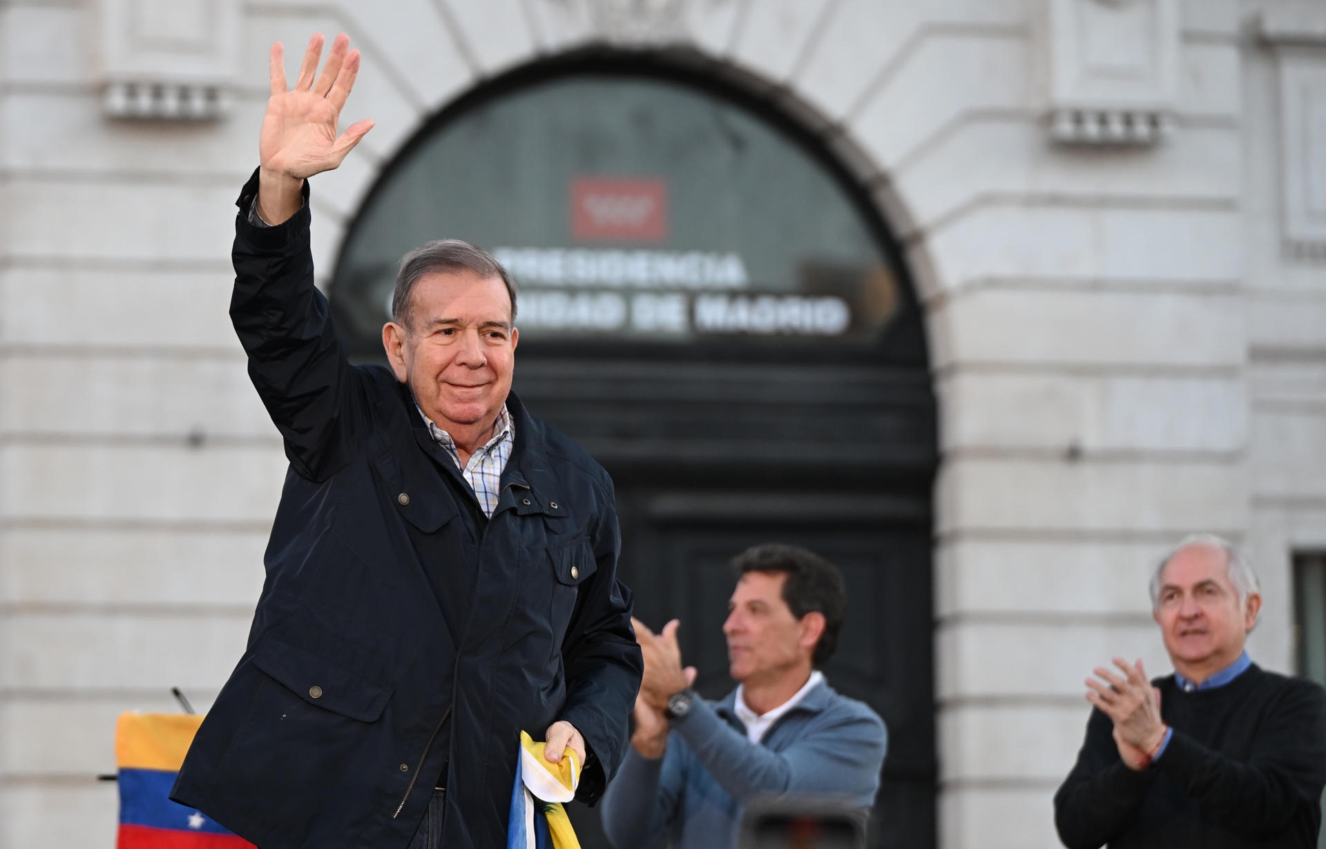 Edmundo González en España. Foto: EFE 