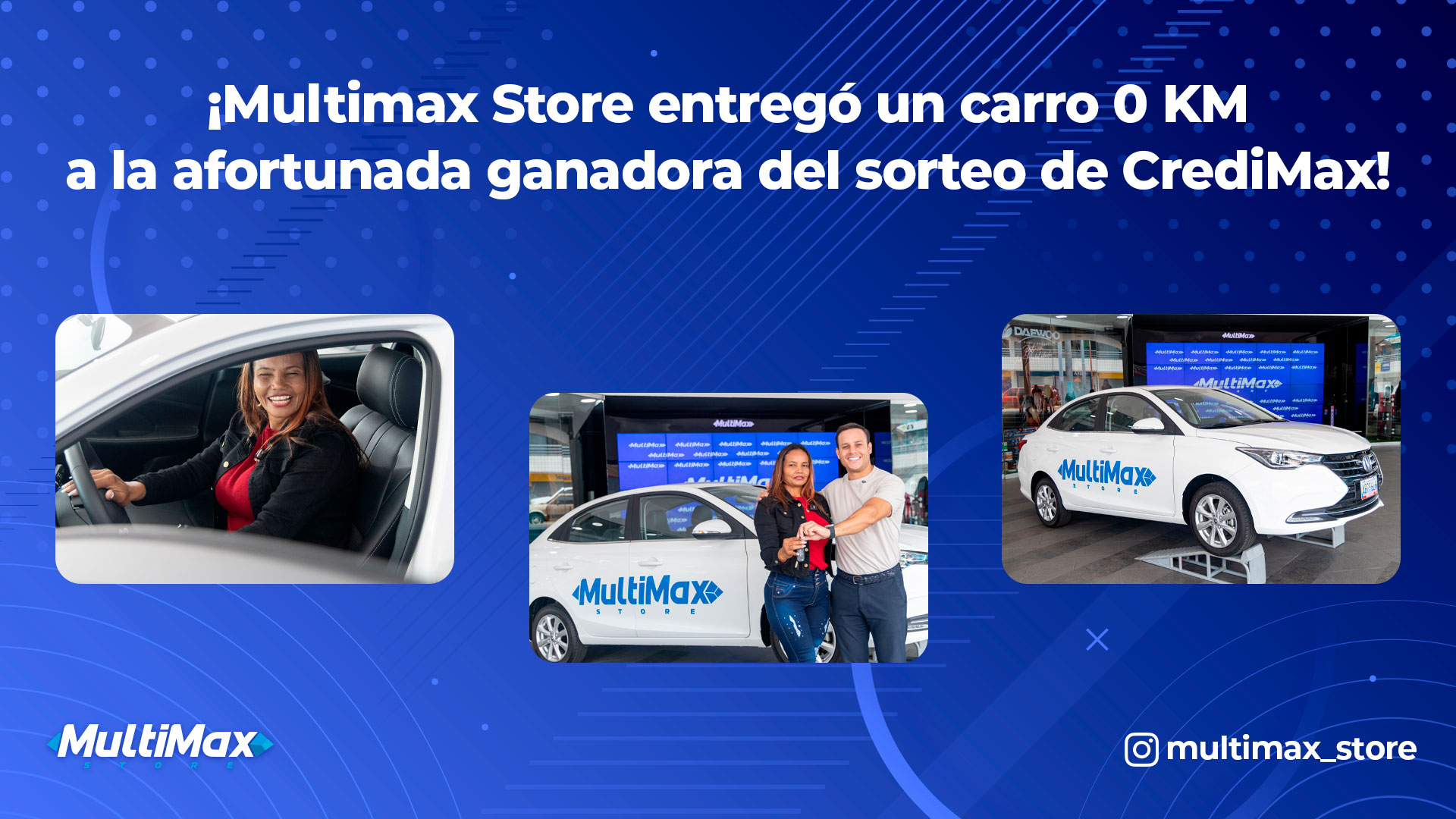 Multimax Store entregó un carro 0 KM