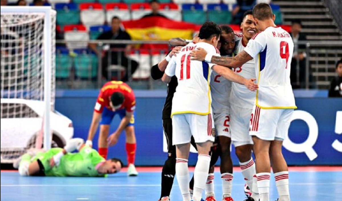 Vinotinto Futsal eliminó a España del Mundial y pasó a cuartos