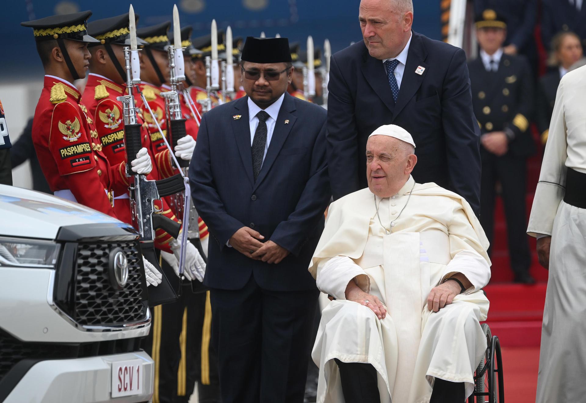 Pope Francis visits Jakarta, Indonesia