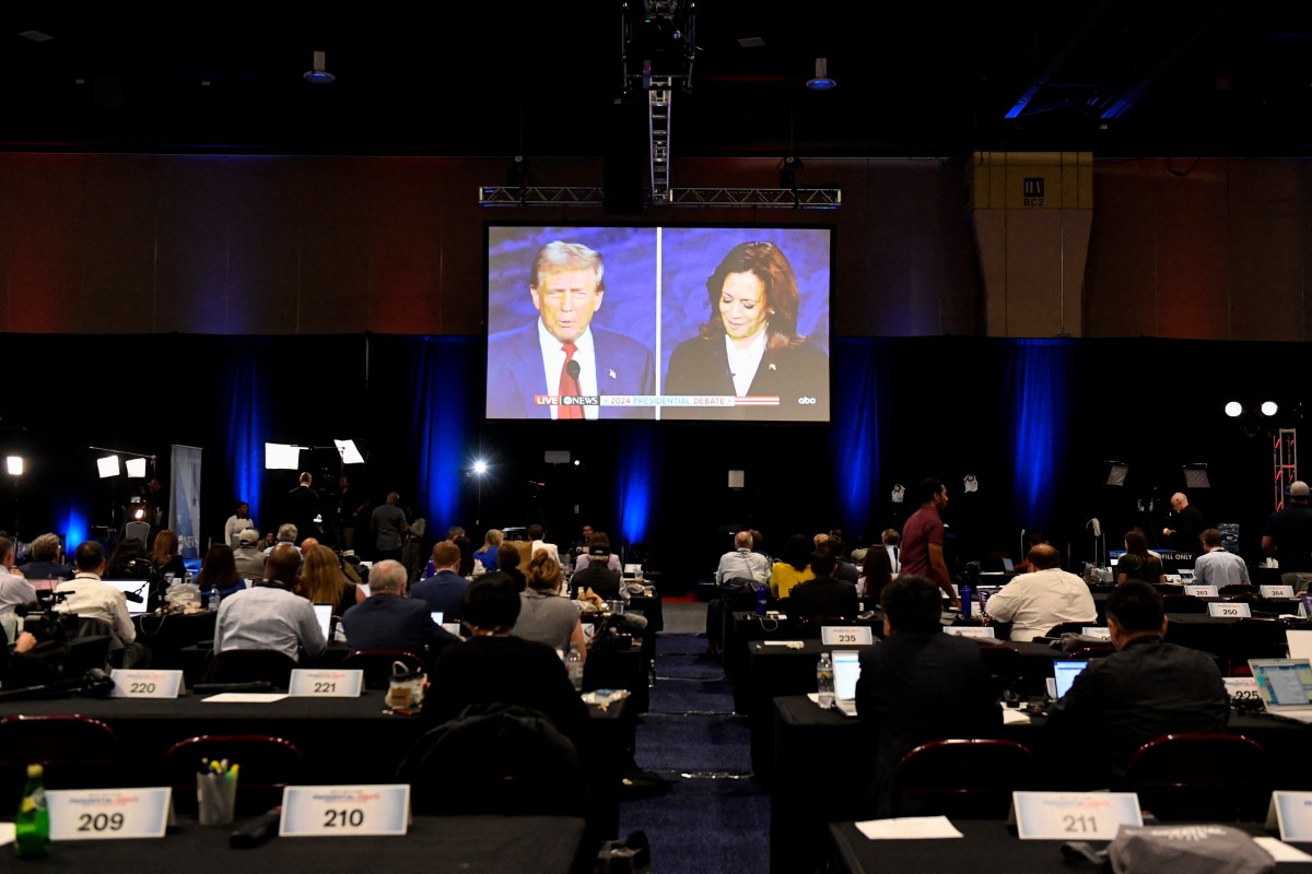 Las cifras de audiencia en el debate presidencial Harris-Trump