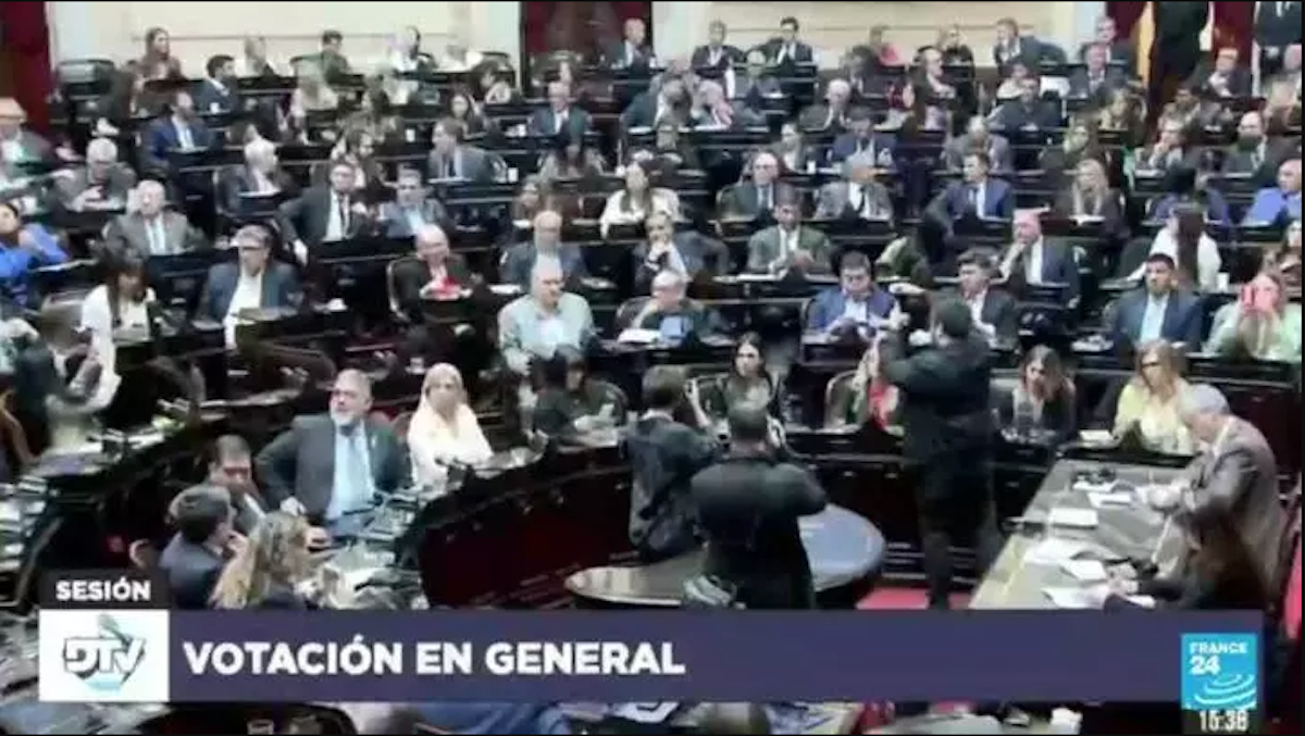 Argentina: Cámara de Diputados ratifica veto de Milei a aumento de pensiones