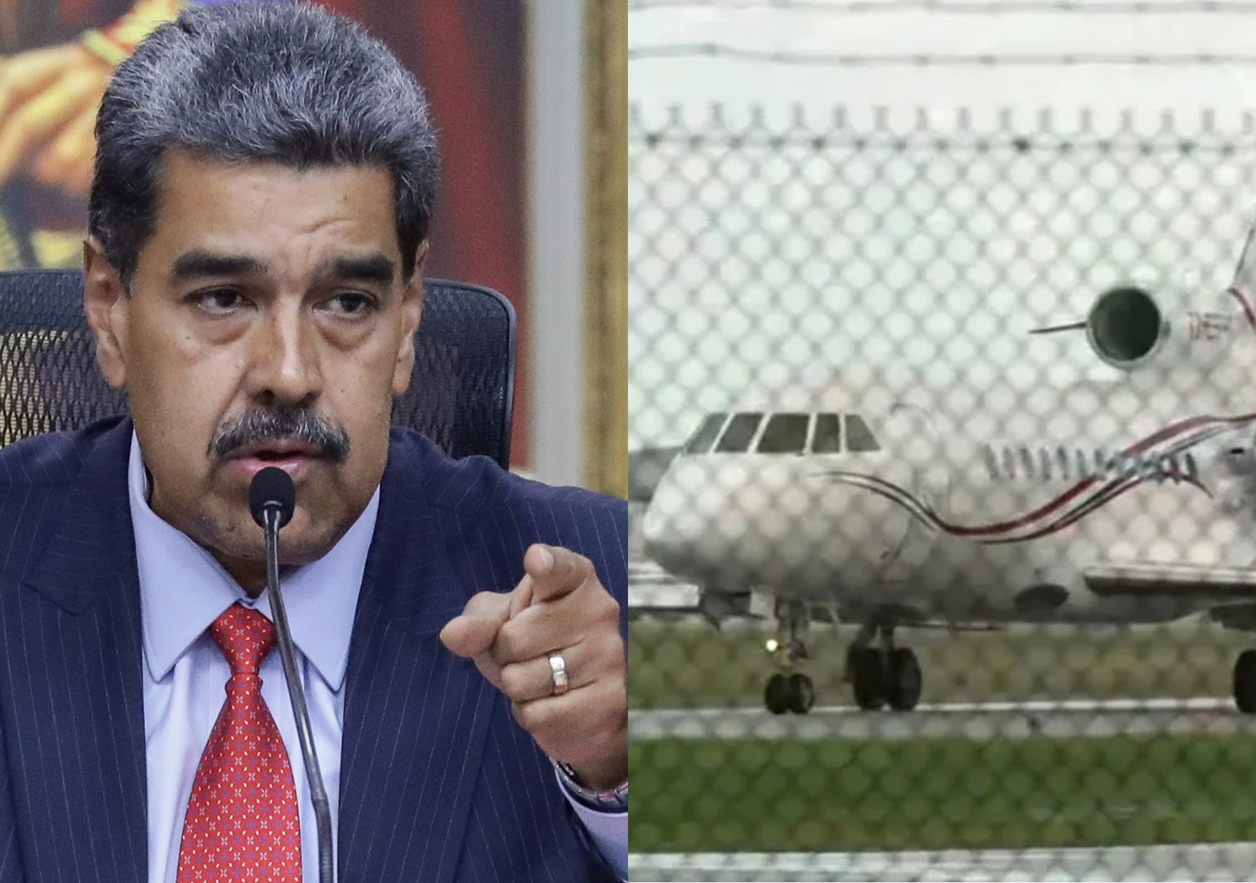 Avión que usaba Maduro fue incautado por Estados Unidos en República Dominicana