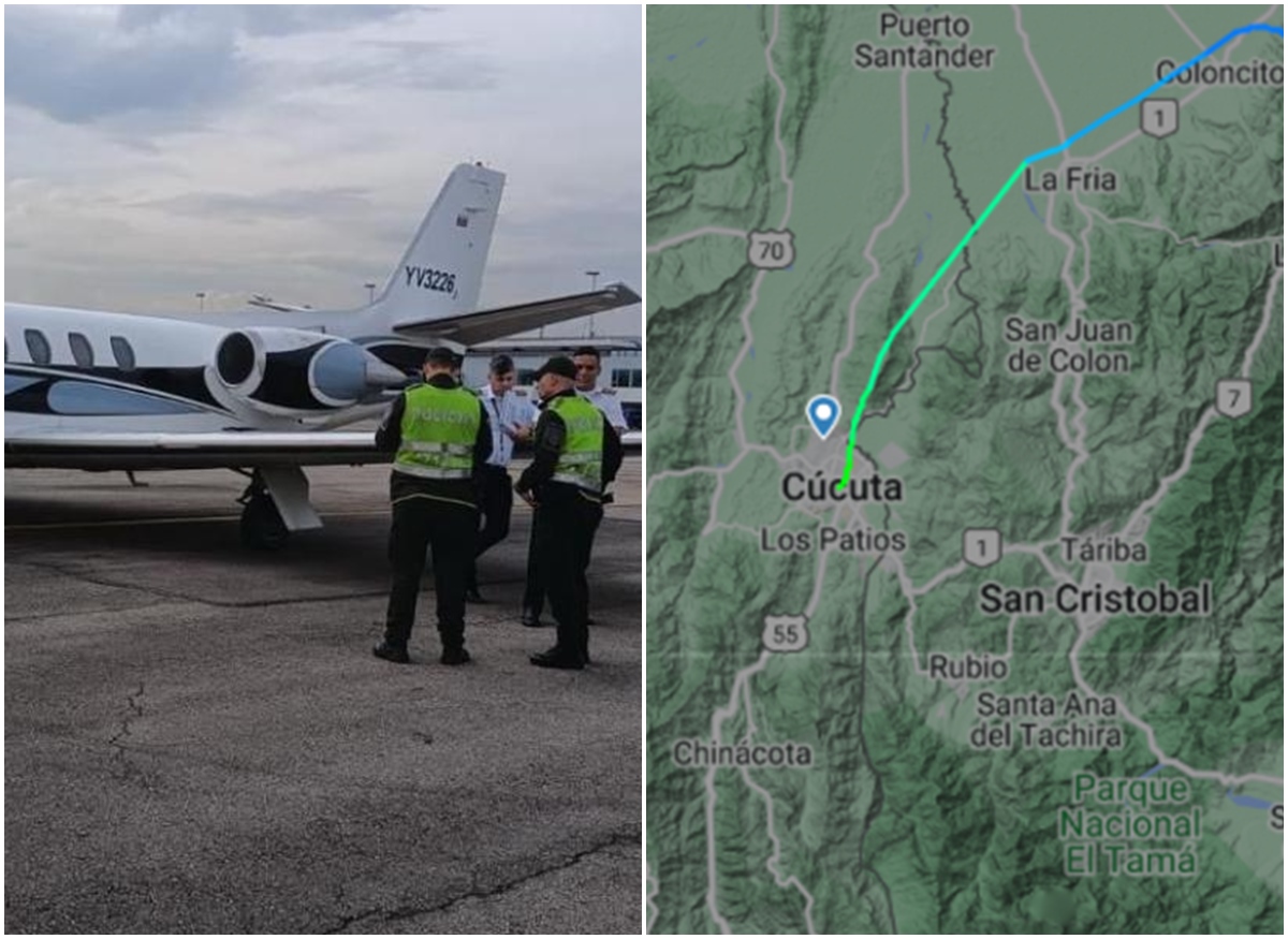 Lo que se sabe del avión venezolano que aterrizó en el aeropuerto de Cúcuta