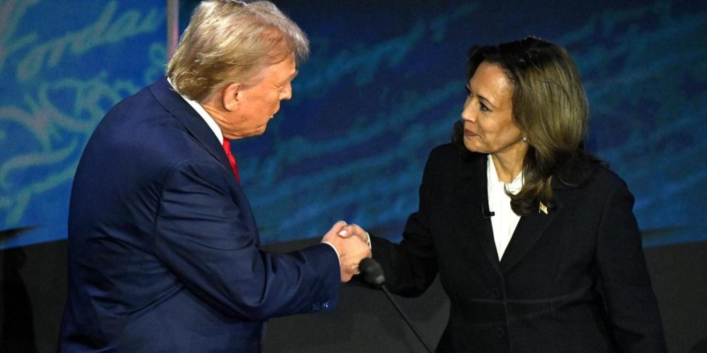 debate presidencial entre Kamala Harris y Donald Trump