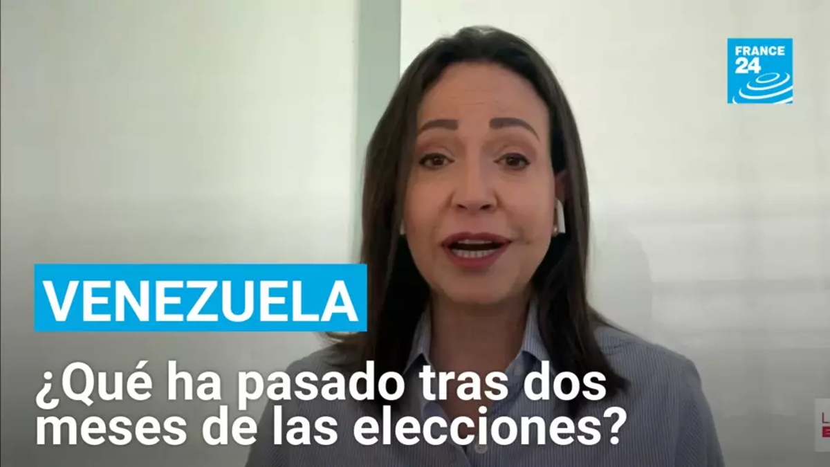 María Corina Machado en France 24: “A Maduro lo único que le queda es la violencia”