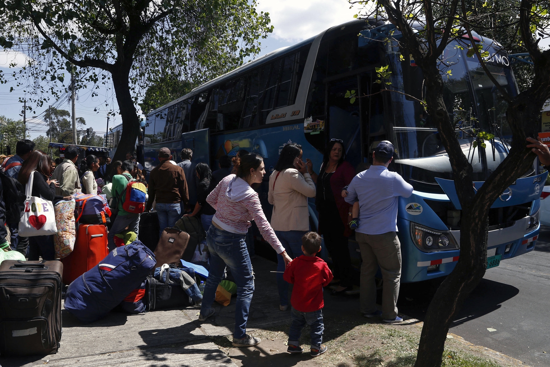 ECUADOR-VENEZUELA-MIGRATION-REPATRIATION