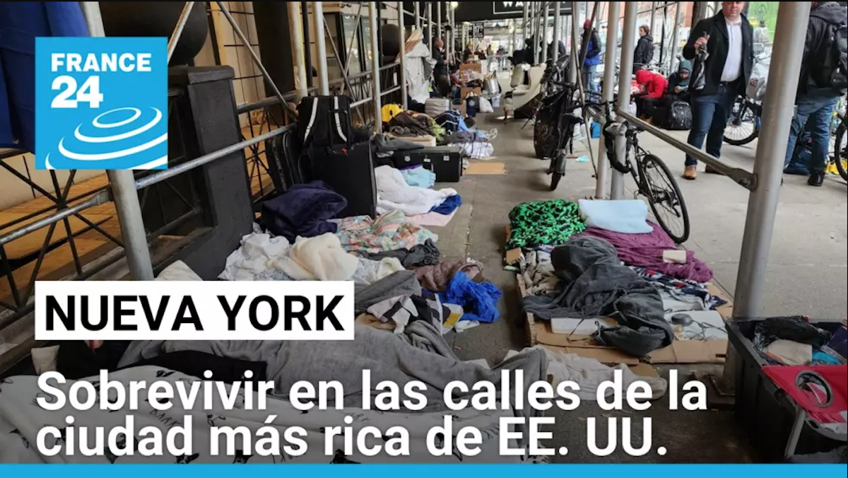 Nueva York: desolación y desamparo de los sin techo