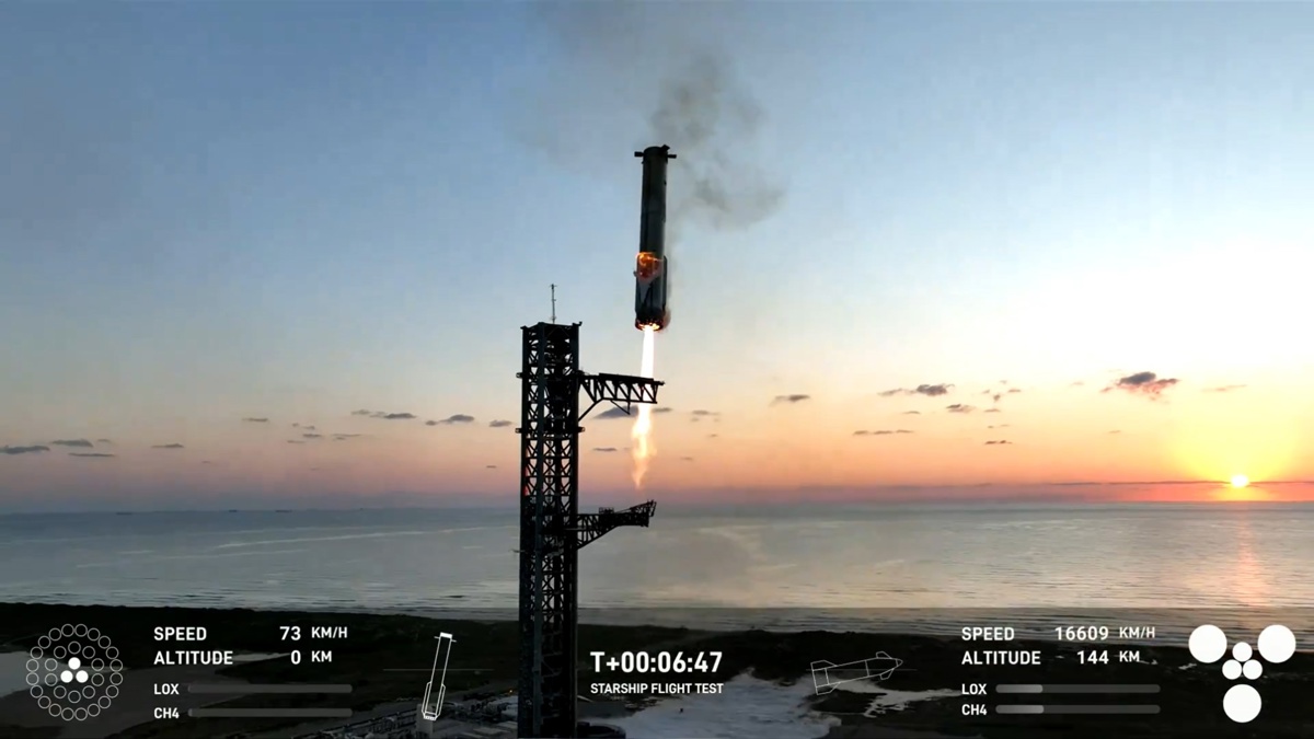 SpaceX successfully catches booster mid air in world’s first