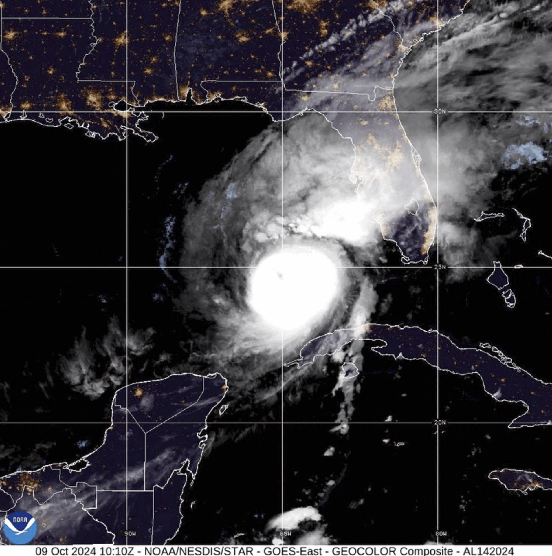 Alertan que el huracán Milton será castastrófico y mortal en Florida