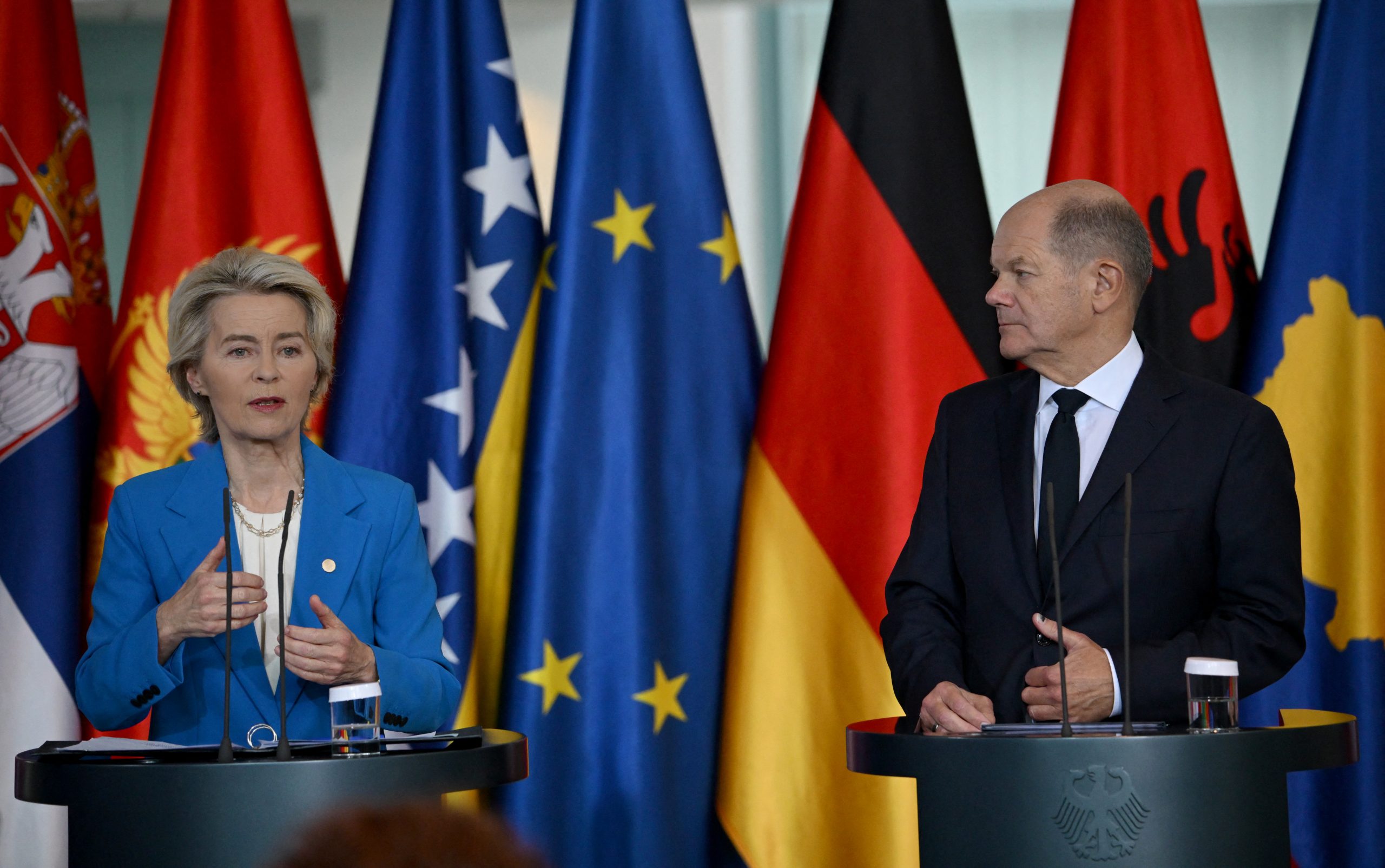 GERMANY-EUROPE-WESTERN BALKANS-POLITICS-DIPLOMACY