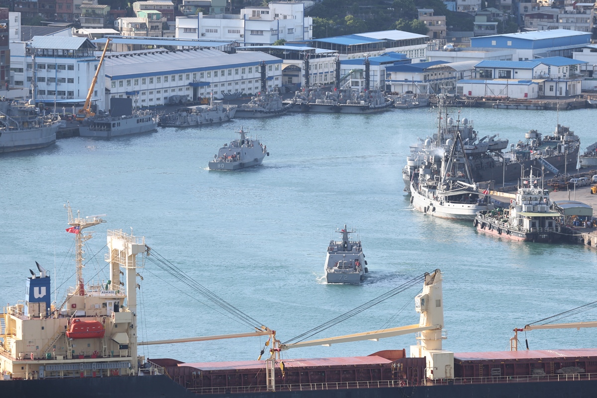 TAIWAN-CHINA-MILITARY-DRILLS