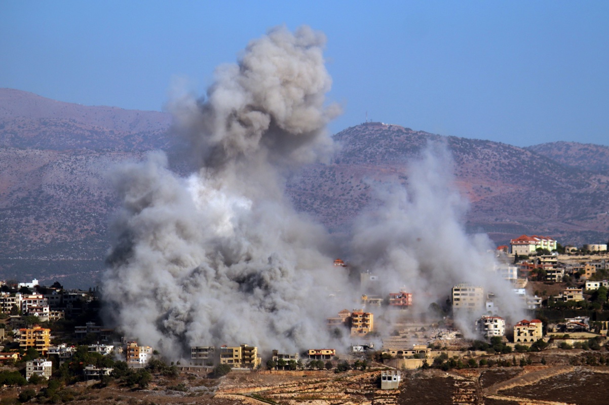 Israeli airstrike on the village of Khiam