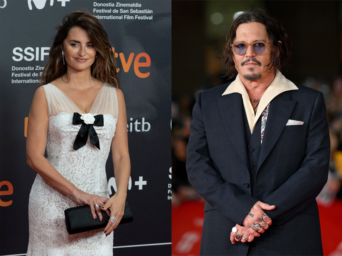 Penélope Cruz y Johnny Depp