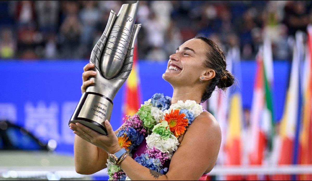 Sabalenka se coronó en Wuhan