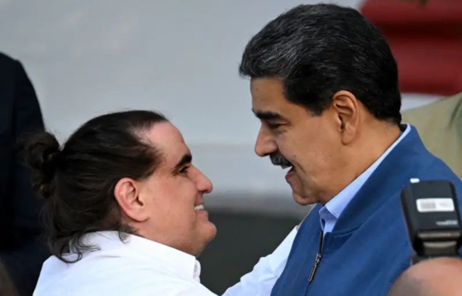 Alex Saab is closely linked to Nicolás Maduro and was received at the Miraflores Palace when he was released by the United States. Getty Images