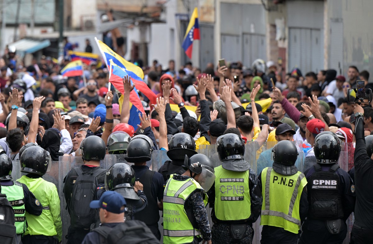 VENEZUELA-ELECTION-VOTE-AFTERMATH-PROTEST