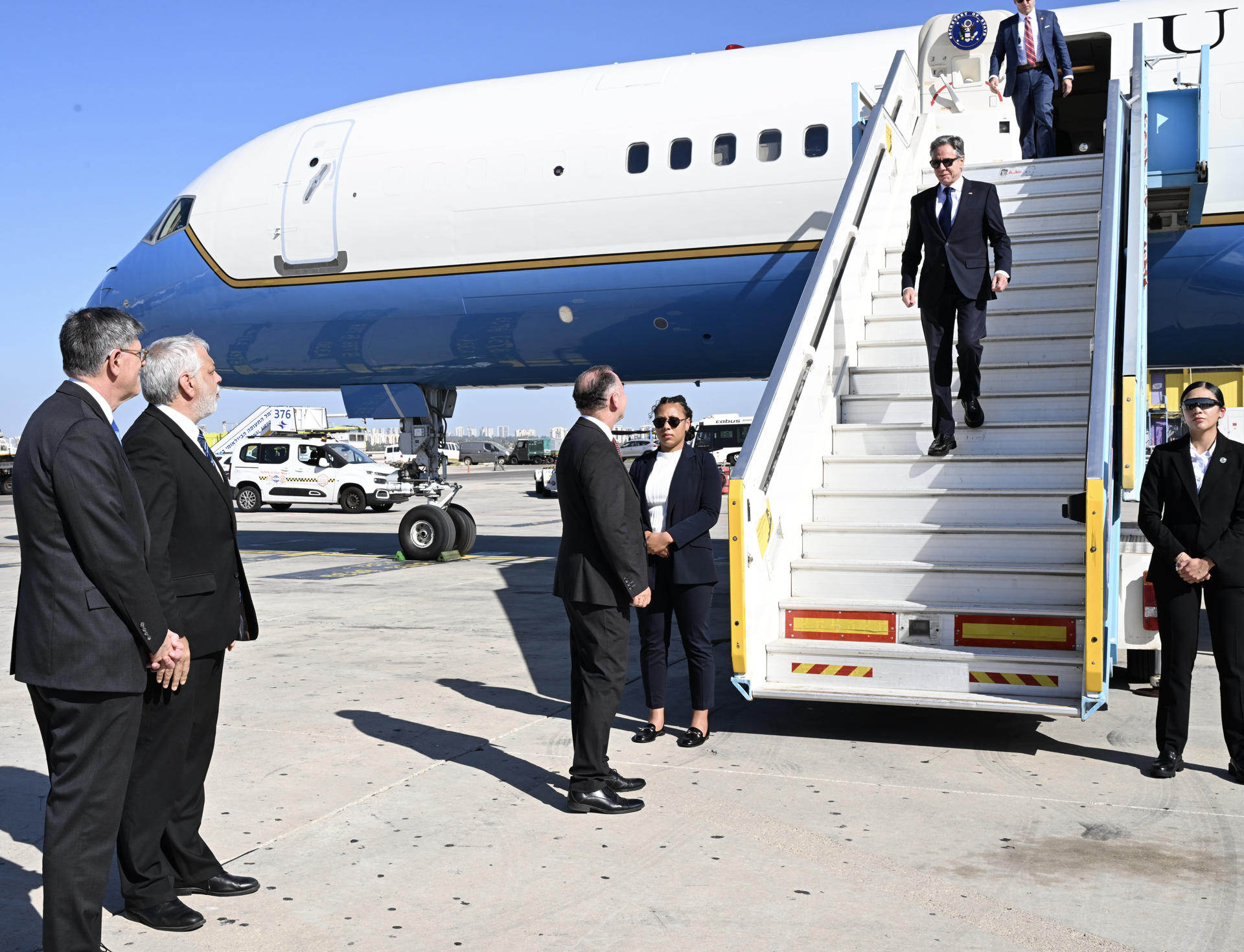 Blinken llega a Israel para fomentar las negociaciones del alto el fuego en Gaza