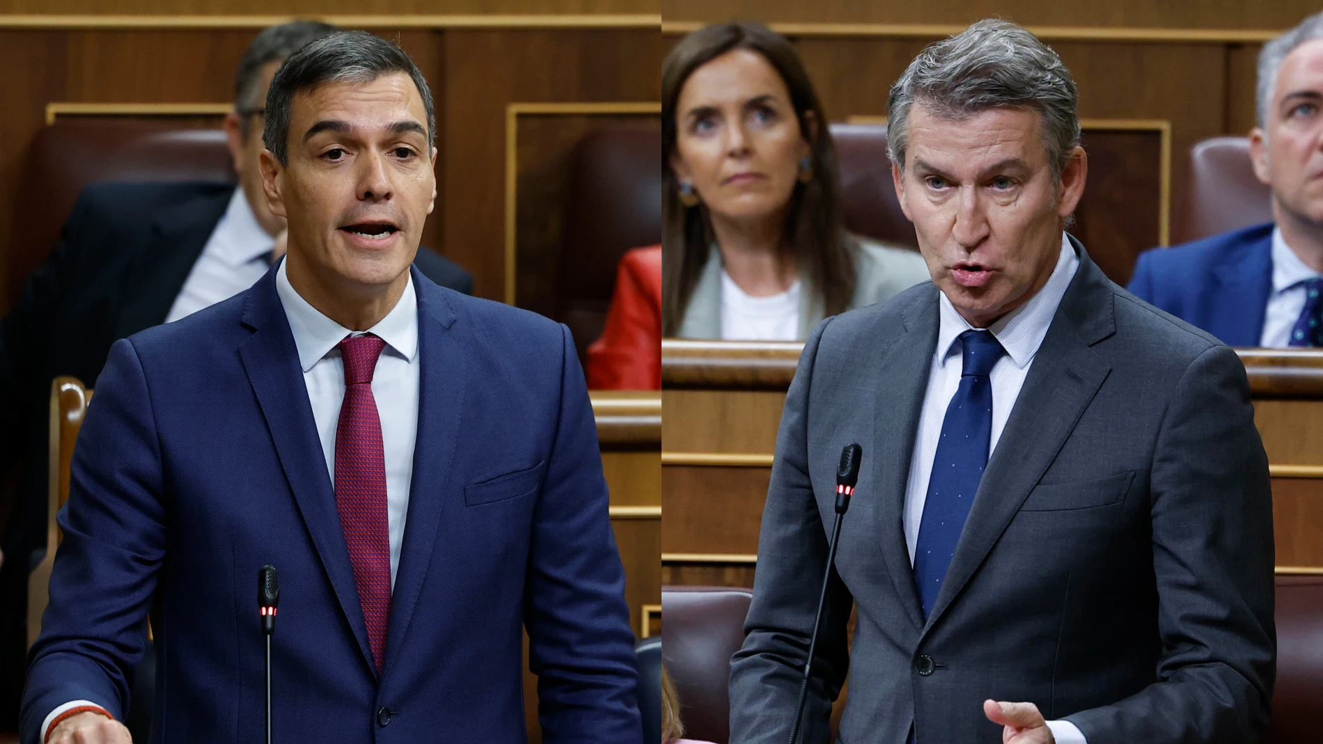 Tensión en el Congreso español: Feijóo y Sánchez se enfrentan en debate por casos de corrupción