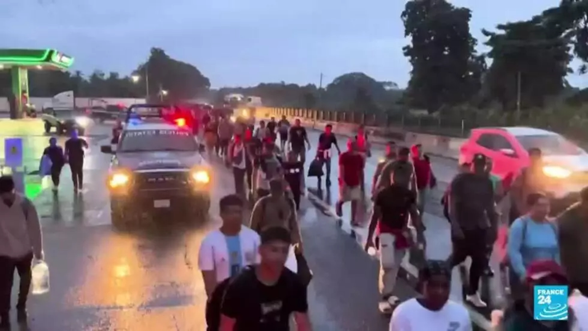 Caravana migrante: venezolanos apuran para llegar a Estados Unidos antes de las elecciones