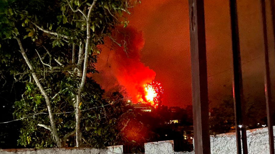 Explosión en fábrica de cohetes sorprendió a habitantes de Los Teques