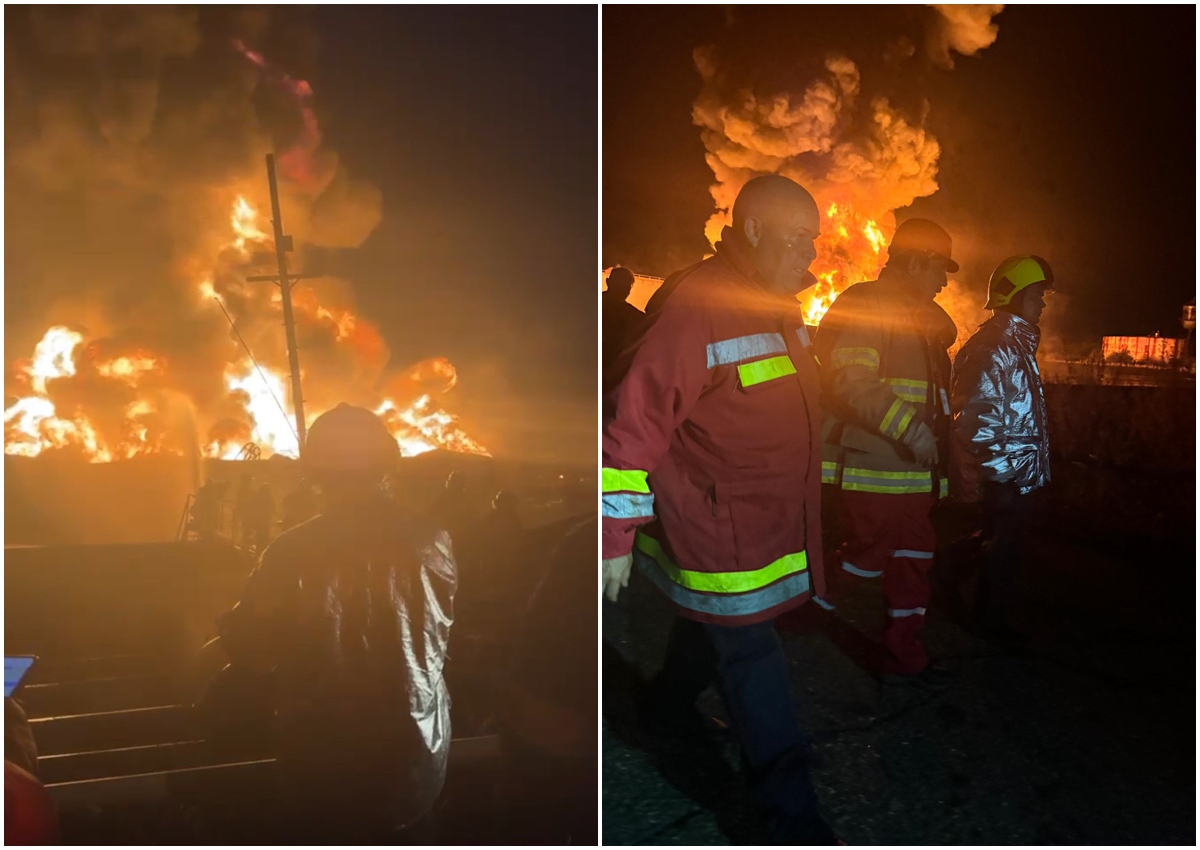 ¿Qué provocó el incendio en un tanque de almacenamiento de crudo en Cabimas?