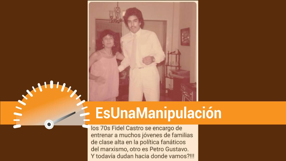 ¿Nicolás Maduro se tomó una foto con Claudia Sheinbaum durante una reunión en Cuba en 1970?