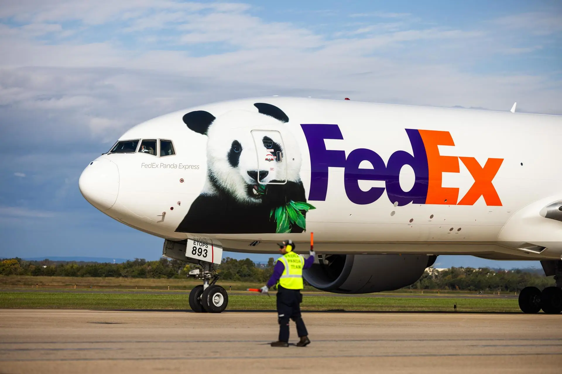 Llegan a Estados Unidos dos pandas gigantes enviados por China al Zoológico Nacional de Washington