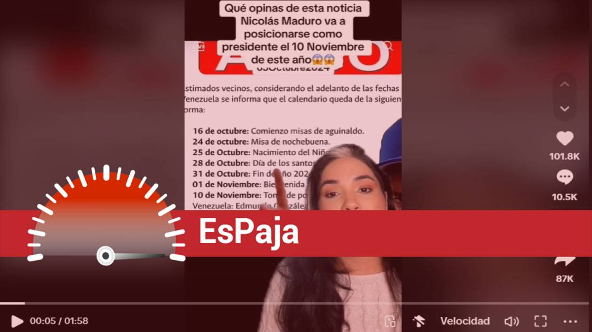 ¿La toma de posesión de Nicolás Maduro se adelantó para el 10 de noviembre?