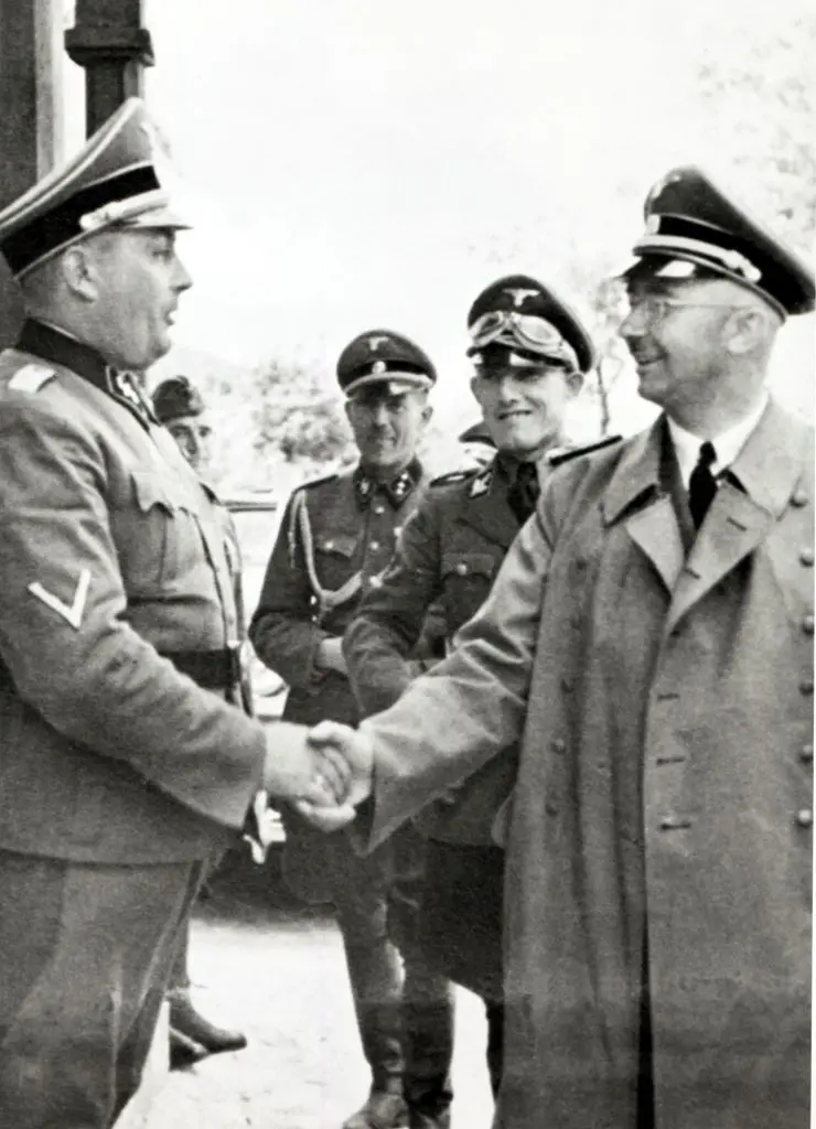 Rudolf Höss fue parte clave de la comandancia nazi, al igual que el jefe de las SS Heinrich Himmler. Getty Images